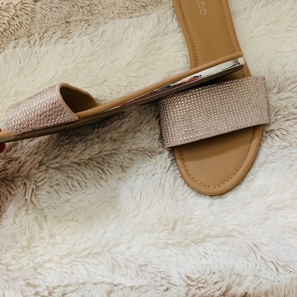 Aldo Rhinestone Sandals - Picture 3 of 4